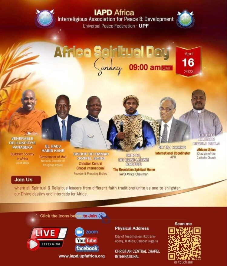 Africa Spiritual Day Recommences at the Christian Central Chapel International In Nigeria