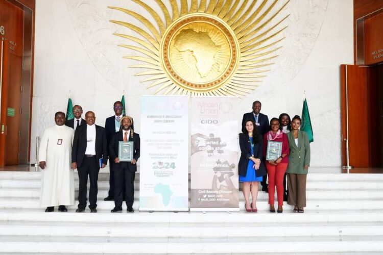 IAPD-Africa Chairman signs MoU with the African Union