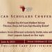 The African Hidden Voices Scholar Conference on African Spirituality