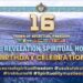 THE REVELATION SPIRITUAL HOME CELEBRATES ITS 16TH ANNIVERSARY.