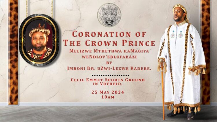 INKOSI YOMOYA IMBONI DR UZWI-LEZWE RADEBE OFFICIATES KING HLANGALEZWE MTHETHWA’S CORONATIONON